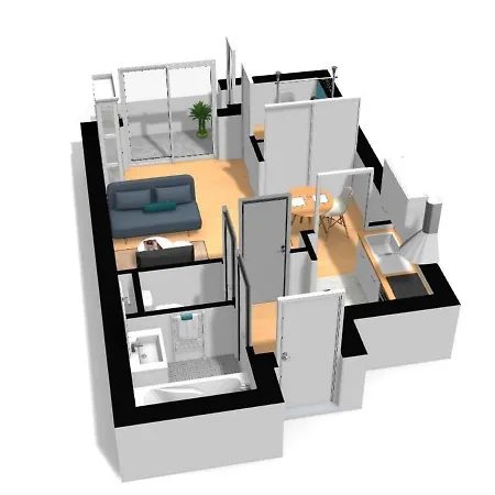 A Frejus, Piscine, A 500m, Clim, Parking, Terrasse, 4 Couchages - Fr-1-226a-110 * Фрежюс